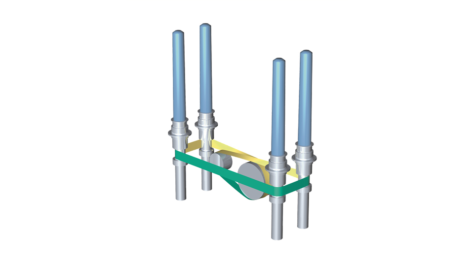 Polyamide spindle tapes